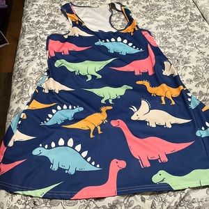 Racerback skater Dress with Dino’s